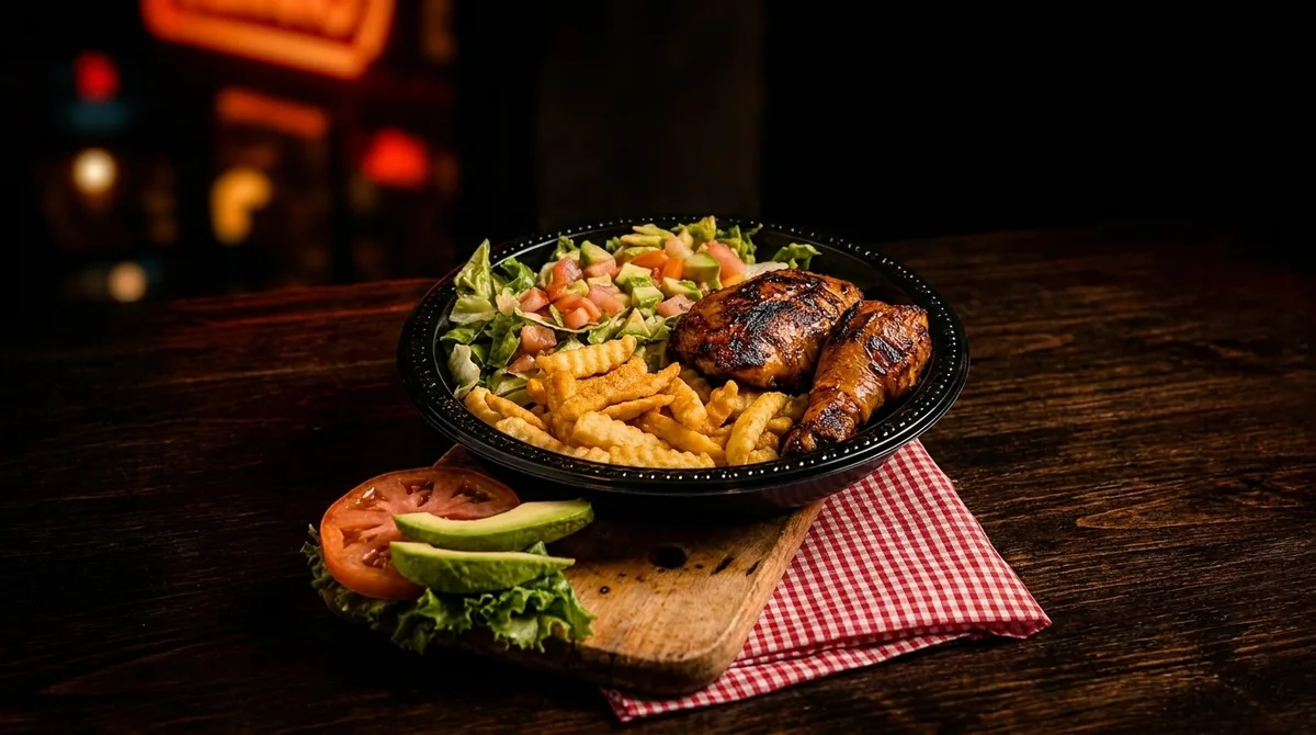 Riko's Rotisserie & Fries Plate